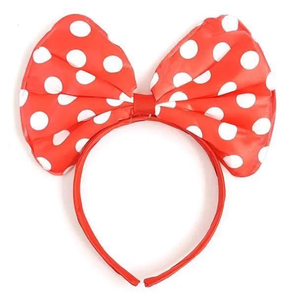 Vincha Minnie moño rojo de tela - Partyplace Vincha Minnie moño rojo de tela - Partyplace