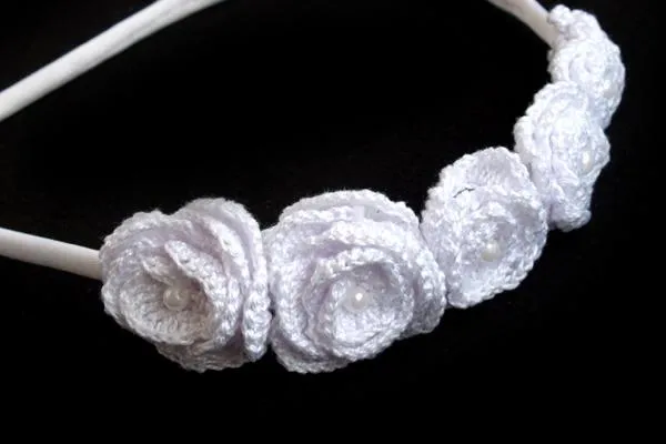 Vinchas al crochet paso a paso - Imagui