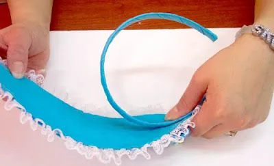 Solountip.com: Vinchas o diademas de tela para niñas Solountip.com: Vinchas o diademas de tela para niñas
