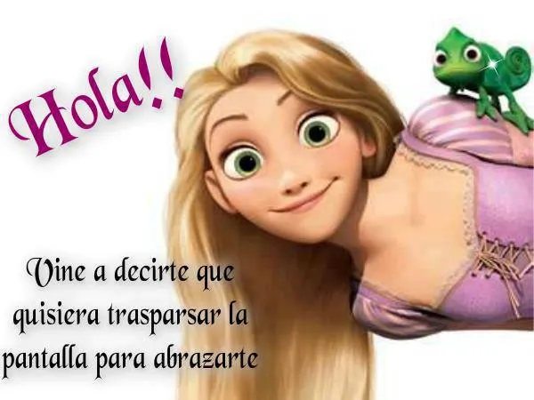 Vine a decirte que quisiera traspasar la pantalla y abrazarte ... Vine a decirte que quisiera traspasar la pantalla y abrazarte ...