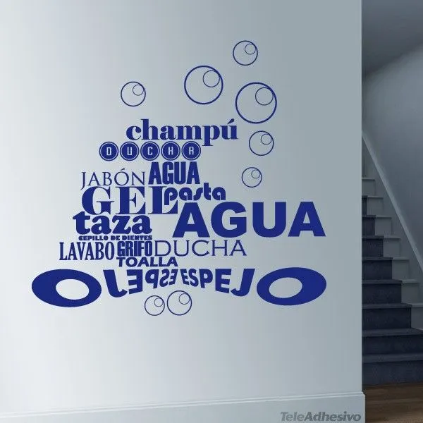 Vinilo decorativo En el Baño