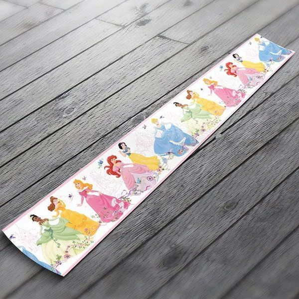 Vinilo decorativo cenefas princesas disney 2 Vinilo decorativo cenefas princesas disney 2