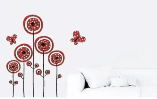 Vinilo Decorativo Flores Flamencas « Vinilos decorativos