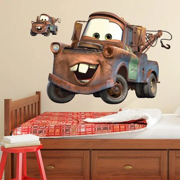 Vinilo decorativo infantil Mate, Cars | TeleAdhesivo.com Vinilo decorativo infantil Mate, Cars | TeleAdhesivo.com