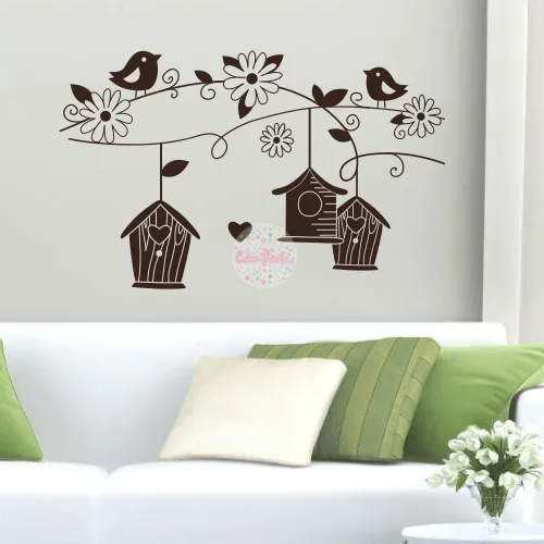 VINILO DECORATIVO PAJARITOS EN OTOÑO | CDM Vinilos Decorativos y ... VINILO DECORATIVO PAJARITOS EN OTOÑO | CDM Vinilos Decorativos y ...