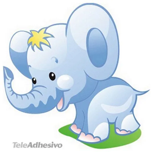 Vinilo infantil elefante