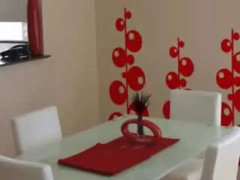Vinilos decorativos para Interiores, salon , pegatinas - YouTube
