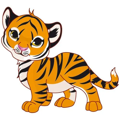 Vinilos folies : Vinilo infantil tigre