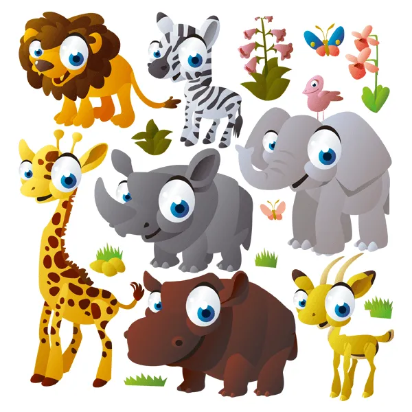vinilos-infantiles-animales-de ...