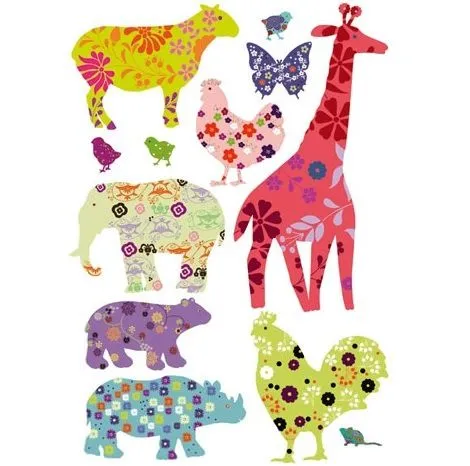 Siluetas de animales infantiles - Imagui