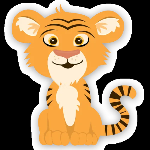 vinilos-infantiles-tigre- ...