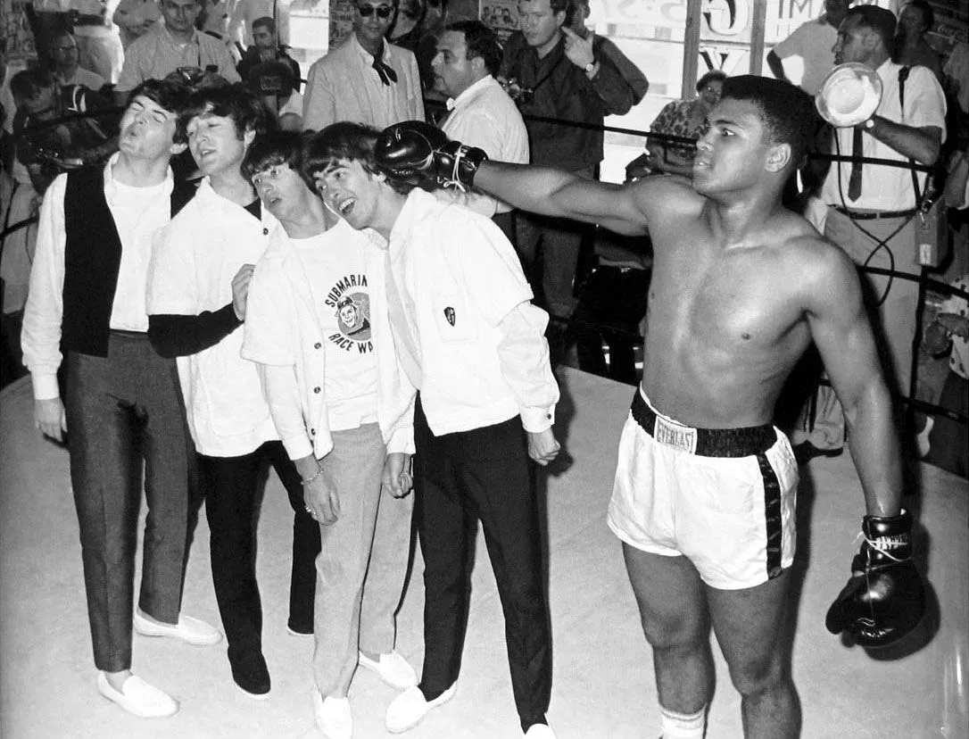 vintage everyday: The Beatles met Muhammad Ali, 1964 vintage everyday: The Beatles met Muhammad Ali, 1964