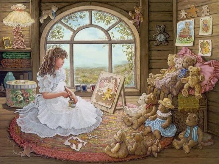 VINTAGE, EL GLAMOUR DE ANTAÑO: Láminas Vintage Osos de Peluche (by ...