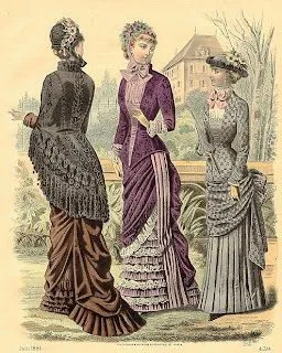 Vintage Ladies Fashion Prints.