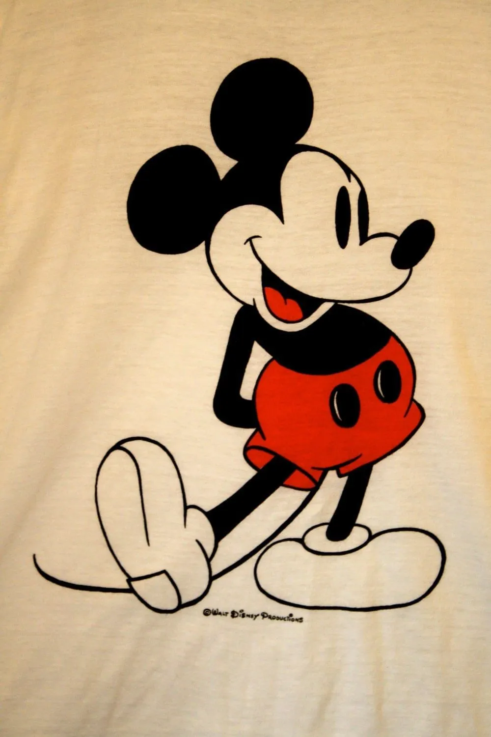 VINTAGE Mickey Mouse Ringer T Shirt Made in USA by Evolutionista VINTAGE Mickey Mouse Ringer T Shirt Made in USA by Evolutionista