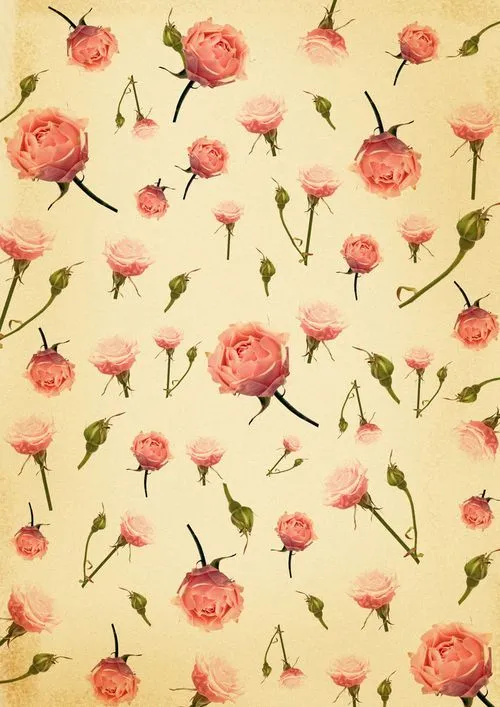Vintage Rose Wallpaper | via Tumblr on We Heart It. http ... Vintage Rose Wallpaper | via Tumblr on We Heart It. http ...