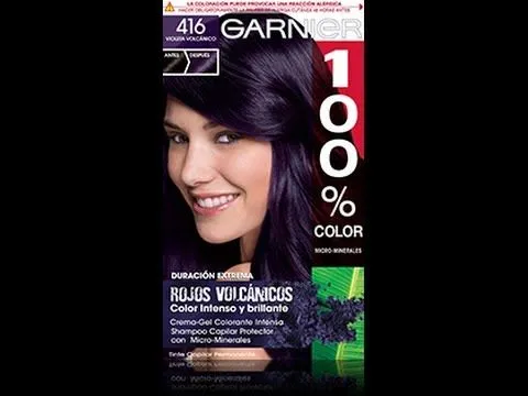 violeta volcánico de garnier - YouTube