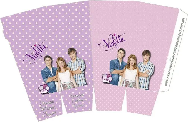 Violetta: Cajas para imprimir gratis. | Ideas y material gratis ... Violetta: Cajas para imprimir gratis. | Ideas y material gratis ...