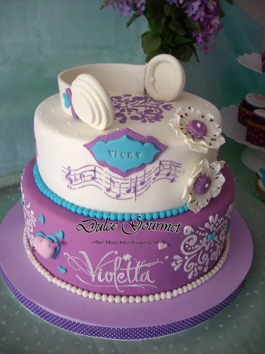 Violetta Cake - by dulcegourmet @ CakesDecor.com - cake decorating ...