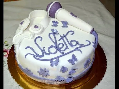 VIOLETTA CAKE- HOW TO MAKE- - YouTube