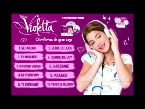 Violetta - Cantar es lo que soy - canciones - YouTube Violetta - Cantar es lo que soy - canciones - YouTube