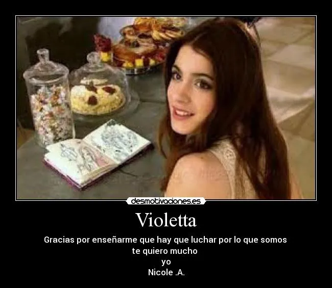 Carteles de Violetta Pag. 7 | Desmotivaciones Carteles de Violetta Pag. 7 | Desmotivaciones