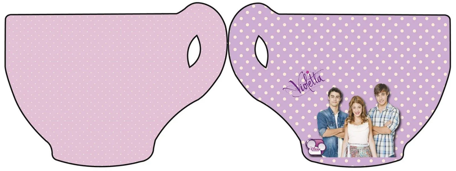 Violetta: Invitaciones de Violetta para Imprimir