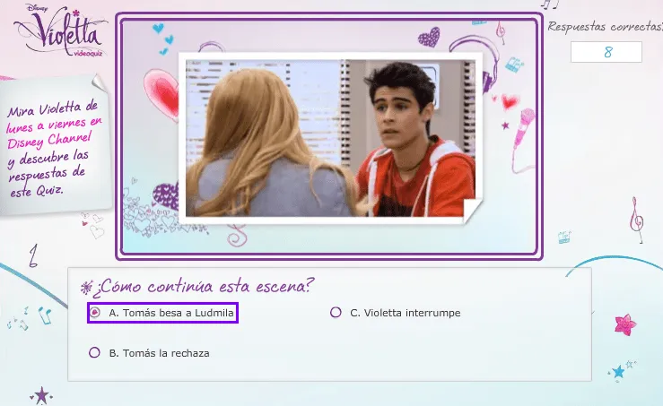 Violetta: Vídeo Quiz de Violetta