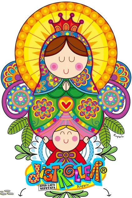 Virgen by Distroller | ILUSTRACIONES QUE ME GUSTAN | Pinterest