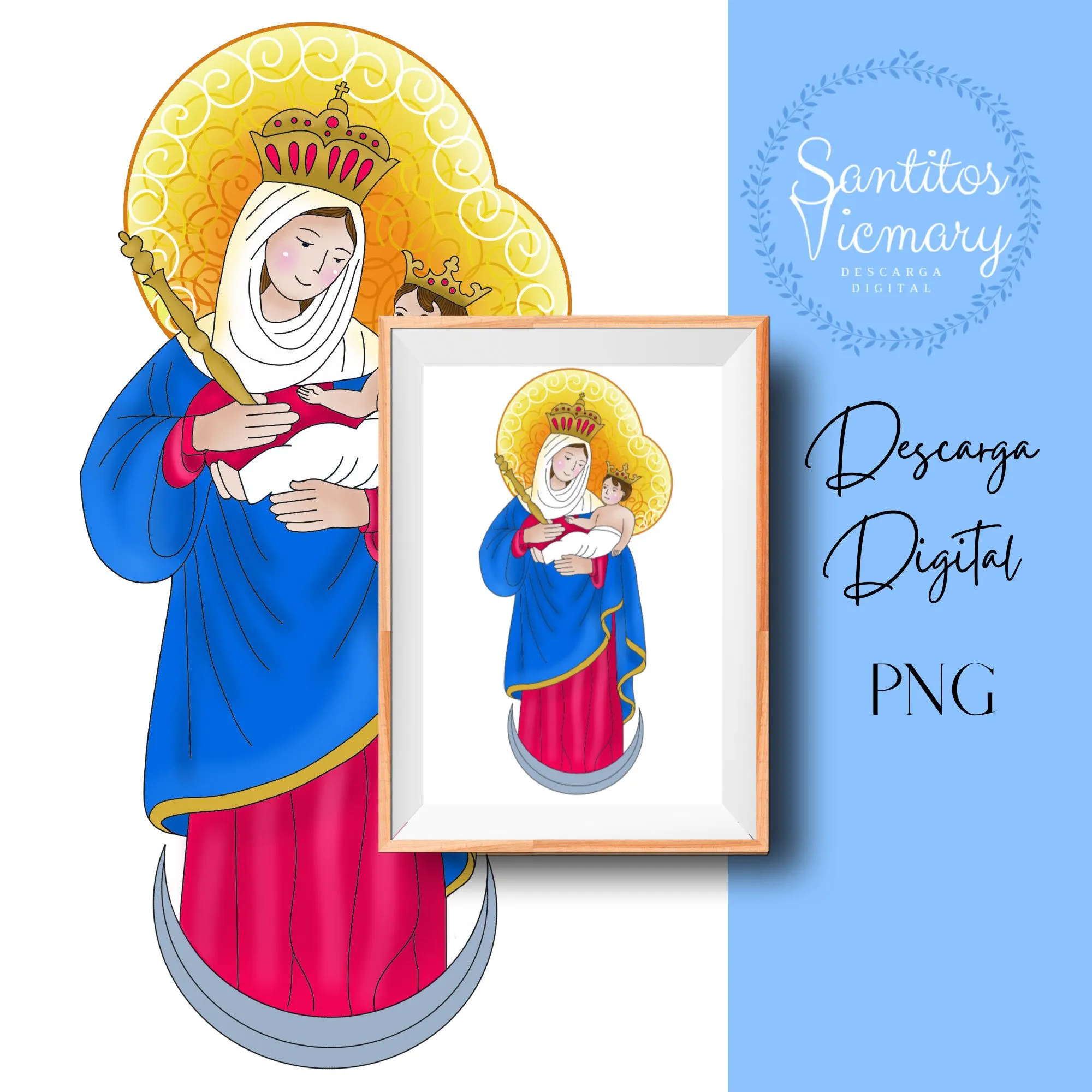 Virgen de Chiquinquirá/ descarga digital/ dibujo de la virgen - Etsy México Virgen de Chiquinquirá/ descarga digital/ dibujo de la virgen - Etsy México