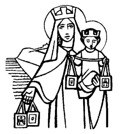 Siluetas de la virgen maria para colorear - Imagui Siluetas de la virgen maria para colorear - Imagui