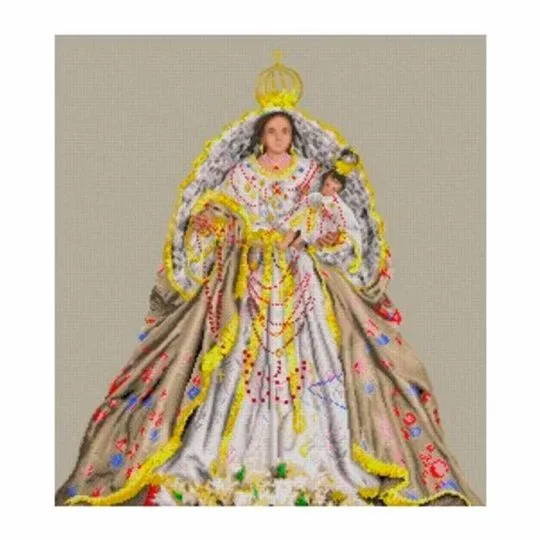 Virgen de la Esperanza Patron Esquema Diagrama Grafico de Punto de Cruz Virgen de la Esperanza Patron Esquema Diagrama Grafico de Punto de Cruz