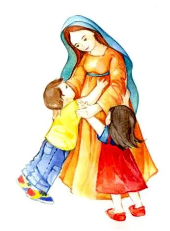 La virgen de fatima para colorear - Imagui
