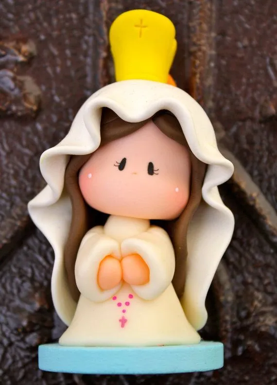 Virgen de Fatima - Mother of God - Madonna Party favor Cold ... Virgen de Fatima - Mother of God - Madonna Party favor Cold ...