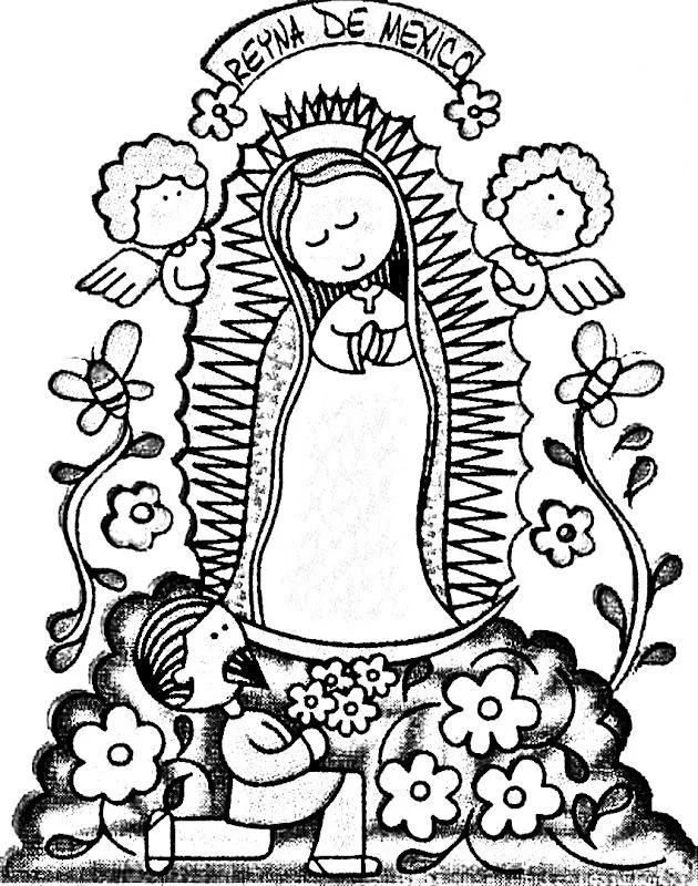 Virgen De Guadalupe Coloring Crokky Coloring Pages Virgen De Guadalupe Coloring Crokky Coloring Pages