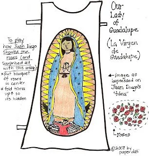 La Virgen de Guadalupe coloring pages - Imagui