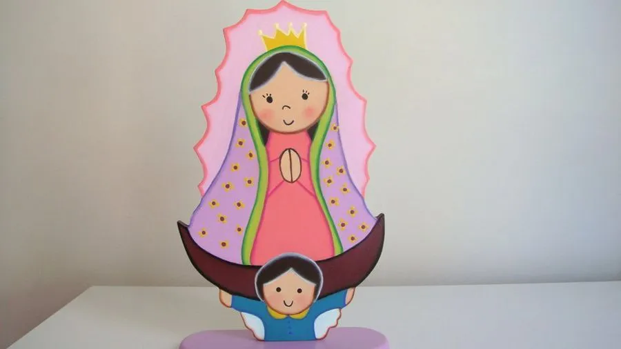 virgen de guadalupe diseño infantil | Manualidades