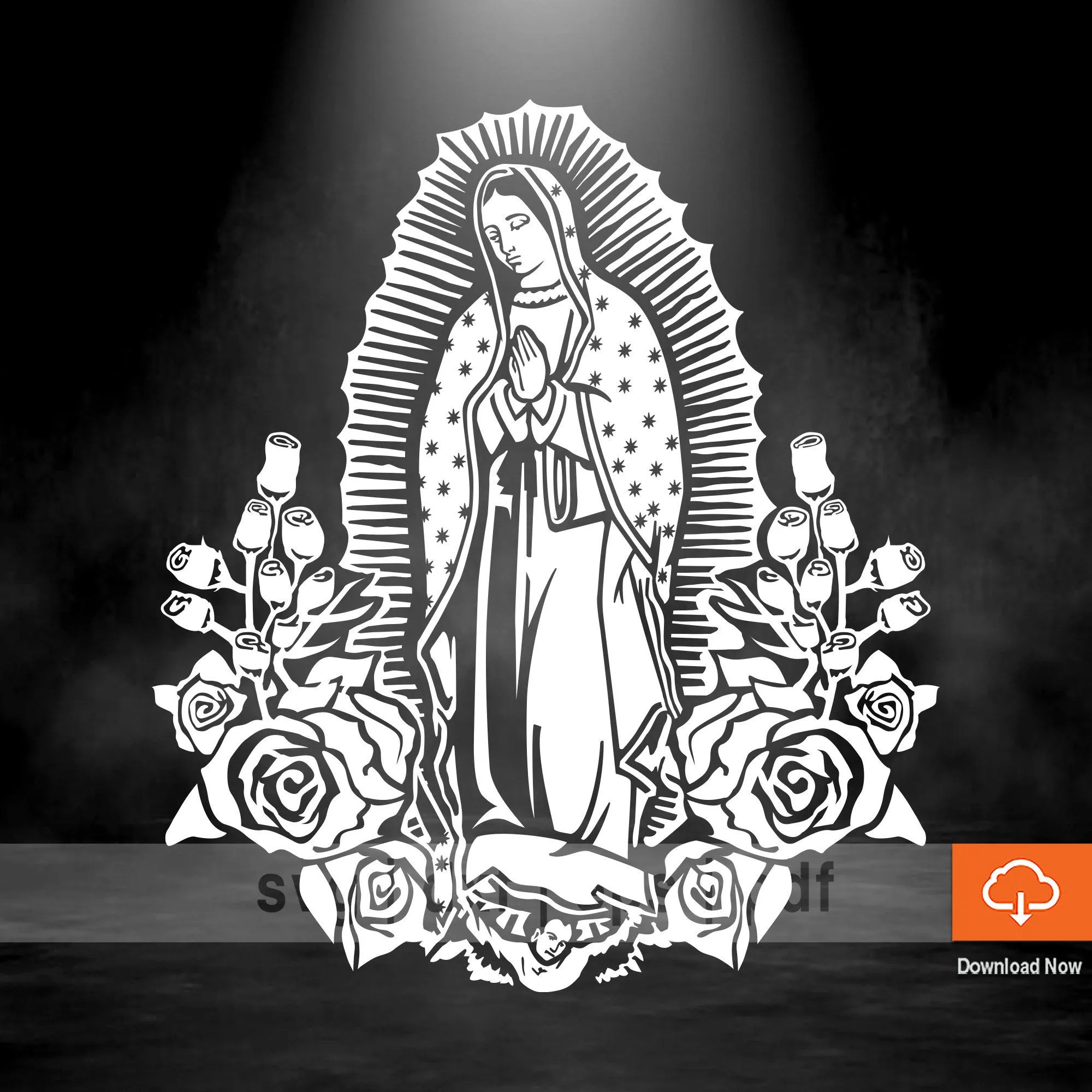 Virgen de Guadalupe SVG con Flores Virgin Mary w Flowers - Etsy México Virgen de Guadalupe SVG con Flores Virgin Mary w Flowers - Etsy México