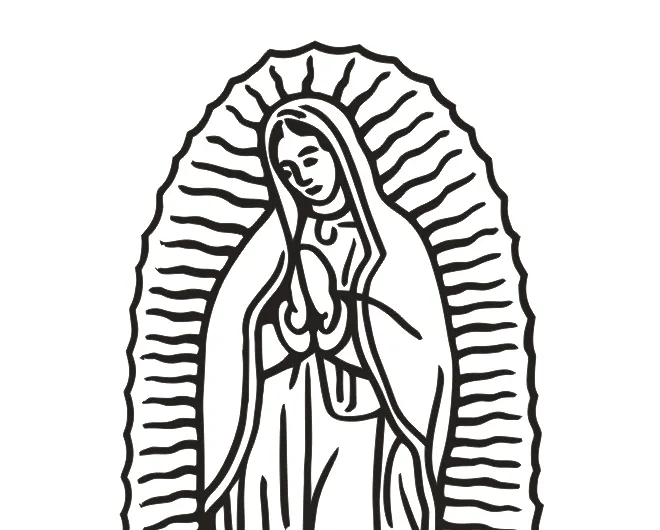 Virgen de Guadalupe Vector