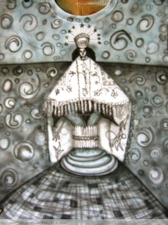 Virgen de Juquila (monocromatica). saúl zariñán lópez - Artelista.com Virgen de Juquila (monocromatica). saúl zariñán lópez - Artelista.com