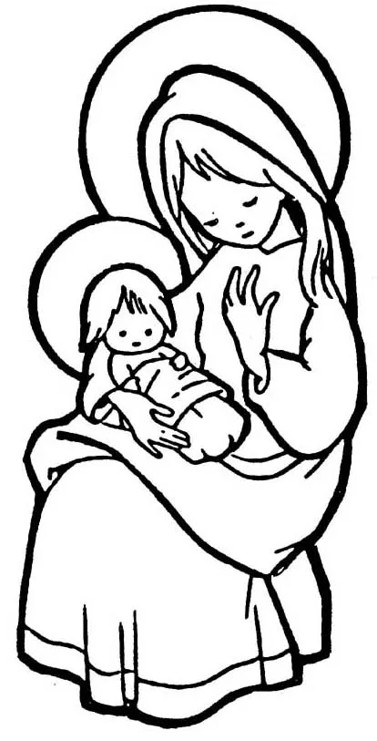 La Virgen María y el niño Jesús | Compartiendo por amor La Virgen María y el niño Jesús | Compartiendo por amor