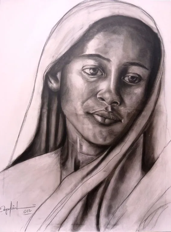 Virgen morena dibujo - Imagui