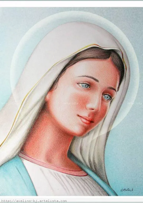 Dibujo de la virgen de la paz - Imagui