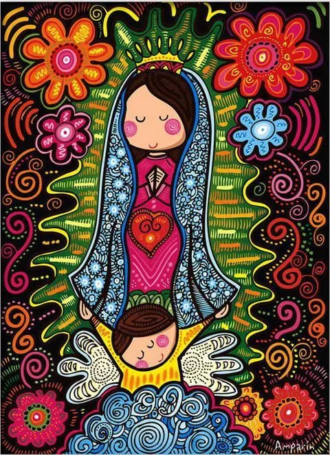 Virgencita @Distroller. Por Distroller, marca creada por Amparo ...