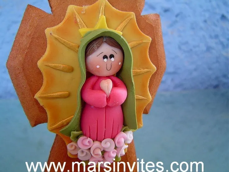 virgencita | figuras pasta fría | Pinterest | Pasta