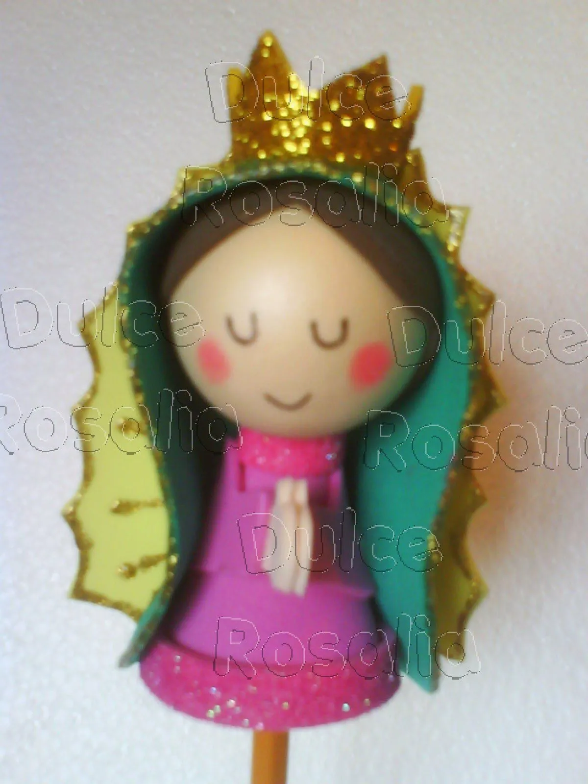 VIRGENCITA MODERNA EN LAPIZ
