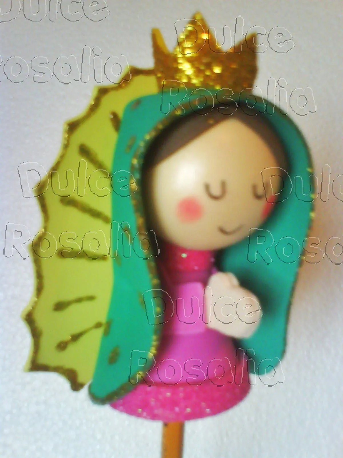 VIRGENCITA MODERNA EN LAPIZ