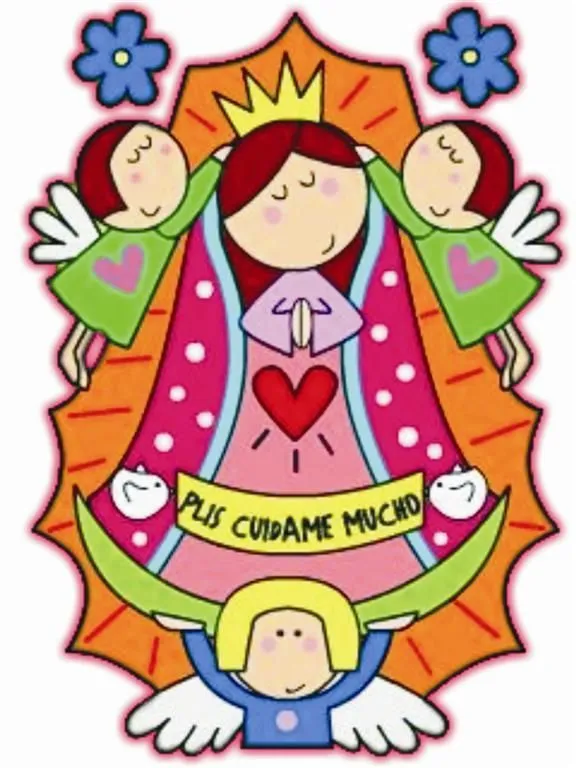 virgencita plis cuidame mucho | laminas religiosas | Pinterest ...