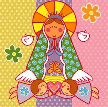 Personajes de virgencita plis - Imagui