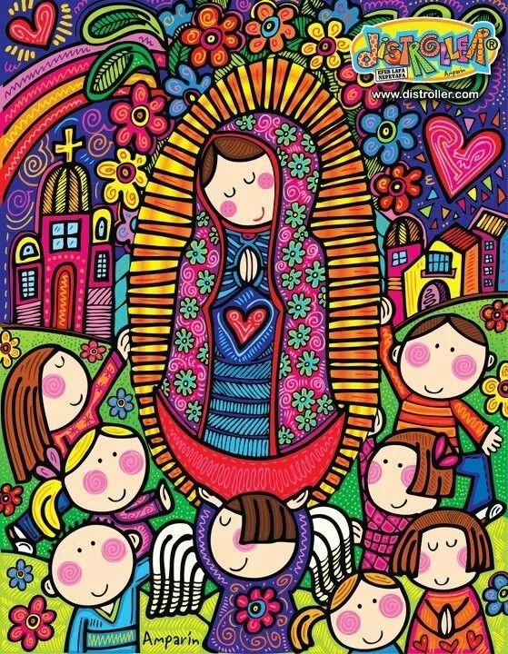 Celebrando a la virgencita @Distroller | Virgenes | Pinterest ...